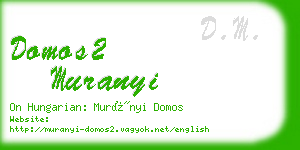 domos2 muranyi business card